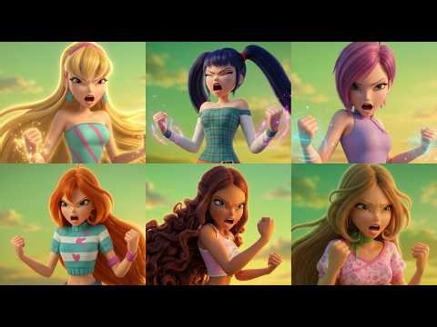 All 6 ENCHANTIX Transformation In One Edit! - 3D Winx Club