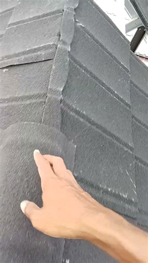 Installing a waterproof ridge capping" #tips #building #construction #home #fyp..