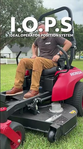 Honda Reimagined Comfort on their Prozision Mowers!