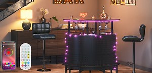 Watch Smart LED Bar Table by Remote & App Control on Amazon Live