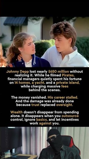 Johnny Depp lost nearly six hundred fifty million dollars without realizing it