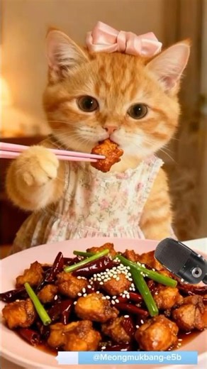 Cute cats Eating ASMR #mukbang #cutecat #cat #asmr