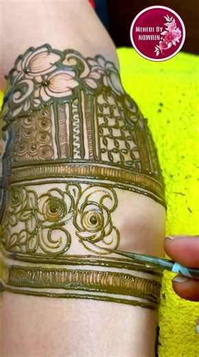 545K views · 10K reactions | Full Upper Part Henna Tutorial Step by Step ♥️ For more videos you can subscribe my YouTube channel  Artist: Nowrin Amin | Mehedi By Nowrin | Facebook