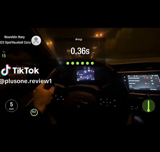 Opel corsa 2023 1.2L turbo (130hp) All stock madinaty📍 #cars #race #review #egypt #opel #corsa #dragy #drag #madinaty