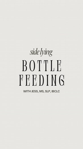 ✨ Elevated Side‑Lying Bottle Feeding ✨ 🍼 What is it? A feeding position where baby lies on their side, with their head slightly elevated above their hips- comfortable, cozy, and supported. ￼ ￼ ✅ Why it helps: • Encourages better liquid control during feeding • Promotes slower, more relaxed feeds • Supports easier breathing and swallowing 👶 How to do it: 1. Settle into a comfy chair with your feet supported 2. Place a pillow on your lap 3. Position baby on their side: • One ear faces up, one do