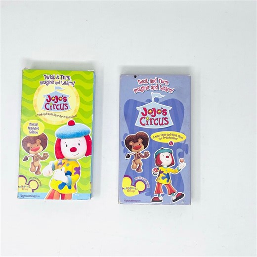 Jojo’s Circus Children’s VHS Tape Lot Preschool Kids Video - Etsy