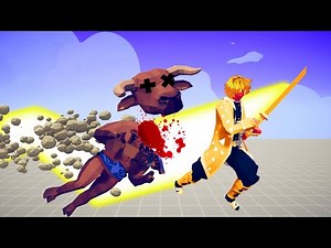 THUNDER BREATHING of ZENITSU VS EVERY UNIT | TABS - Totally Accurate Battle Simulator