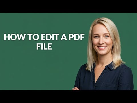 How to Edit a Pdf File - Julia'sTutorials