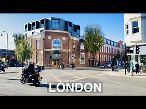London Walk Tour 2023 | Kentish Town, High Street | 4K