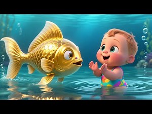 Little Fish With Baby 🐟🎶 Fun Ocean Counting Song for Kids | Learn Numbers & Sounds