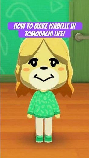 How to make Isabelle in #tomodachilife