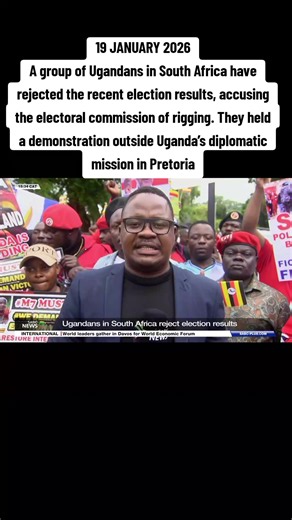 Ugandans Protest Election Results in South Africa