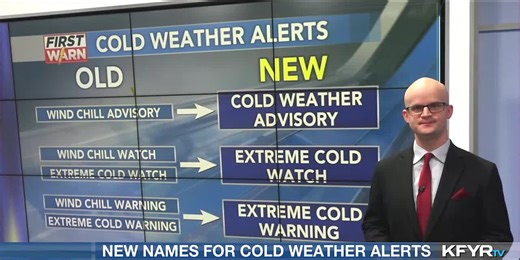 Wind chill alerts to get new names this winter from National Weather Service