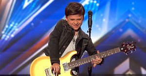 10-Year-Old Rockstar Stuns AGT Judges with Jaw-Dropping Guitar Performance | FaithPot