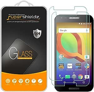 Supershieldz (2 Pack) Designed for Alcatel (A30) Tempered Glass Screen Protector, Anti Scratch, Bubble Free