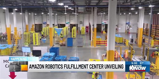 A look inside Amazon's new robotic fulfillment center in Elkhart County
