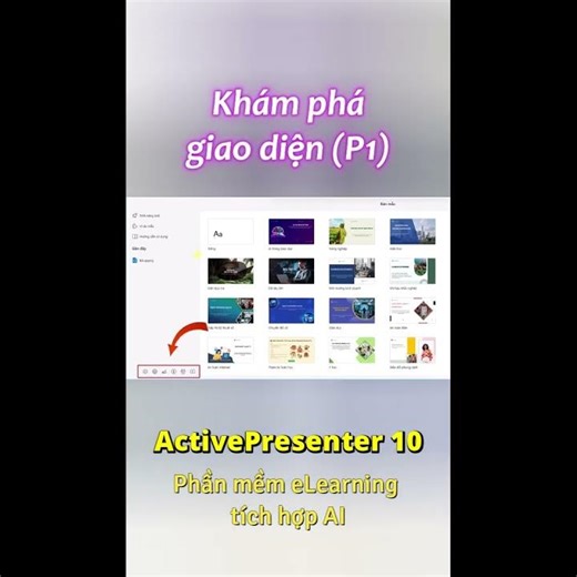 Khám phá giao diện ActivePresenter Phần 1
