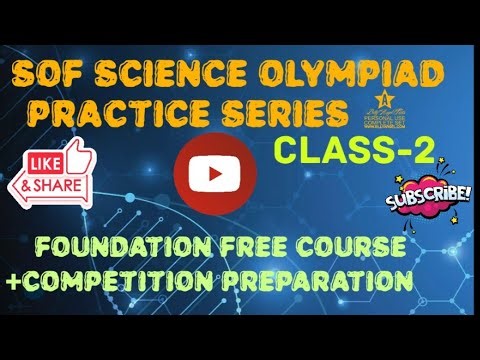 SOF science olympiad question practice series!!how to prepare science olympiad exam ||class -2||