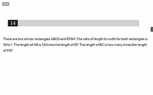 5/14 14 There are two similar rectangles A B C D and EFGH. Th... | Filo