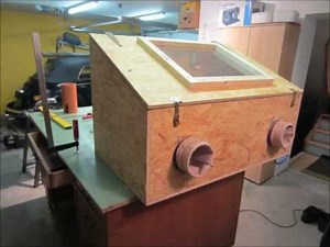 Sandstrahlkabine selber bauen / How to build a sandblasting box