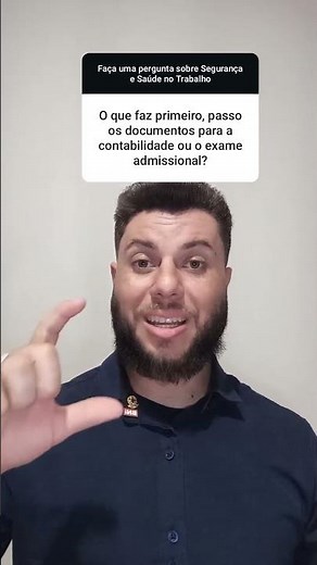 #CONTRATAÇÃO | O que fazer primeiro: registrar no RH/contabilidade ou fazer o exame admissional?