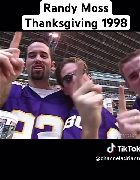 Randy Moss Celebrates Thanksgiving 1998 Highlights