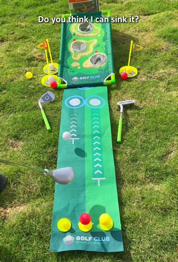 who would you play this with？#outdoortoys #minigolf #golftoy #backyardgolf #holidaygift