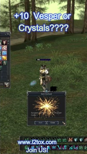 Vesper +10 Enchant #youtubeshorts #l2interlude #lineage2 #goviral #gamerlife #gaming #viral