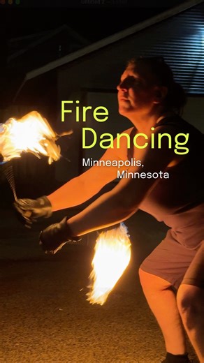 Arts Midwest on Instagram: "“A lot of people think fire dancing is hard, but it isn’t as hard as you think,” says practitioner “Fire Mama” @amysbloss And she would know—she’s part of a seriously thriving fire-arts community in Minneapolis. The Twin Cities fire flow scene is fueled by organizations like @dragonslairperformingarts, @northernfiredynamic, @minneapolisfirecollective, and countless passionate individuals who keep the practice alive. On any given night, you’ll find dancers gathering in