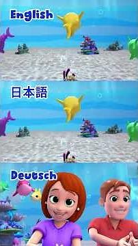 These Classic Nursery Rhymes in Multiple Languages!😮 #shorts #songs