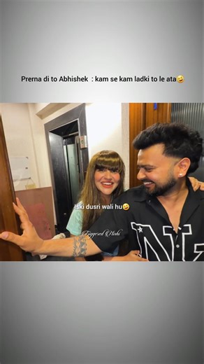 Prerna di Abhishek ko prank kar diya🤣 #prernamalhan #fukrainsaan #abhishekmalhan #funny #shortvideo