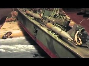 Beached PT Boat 1/35 scale diorama