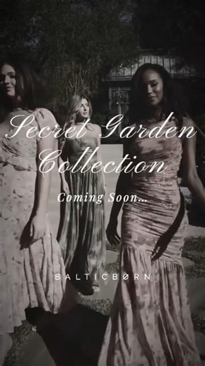 The first peek is here… 🌿✨ Introducing Secret Garden—a dreamy new collection filled with romantic details, fresh florals, and pieces made for spring moments. Coming soon 🌷🤍 https://balticbornclothing.visitlink.me/zfTmKa | Baltic Børn