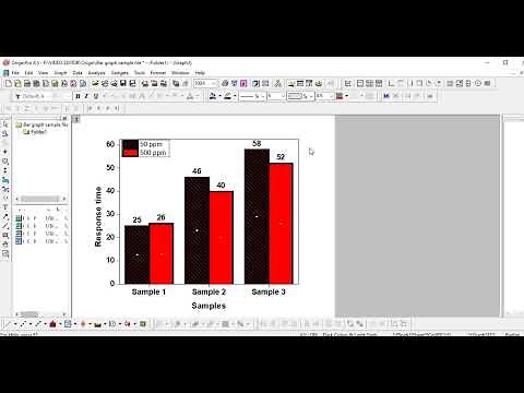 How to plot bar graph in Origin Pro for Journal Paper Publication