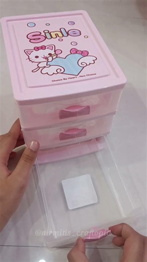 New Drawer Organiser 🗂️✨ #shorts #craft #organiser #youtubeshorts