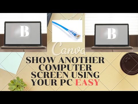 How to Connect two Computers using LAN Ethernet to display screens tutorial 2019 || Windows 7, 8, 10
