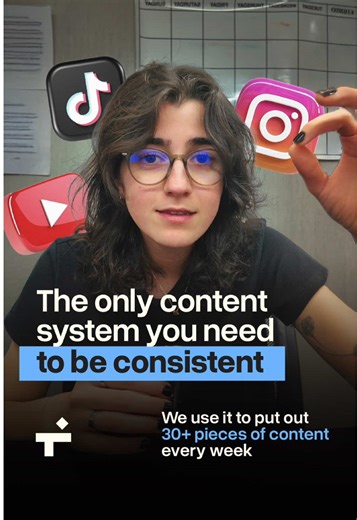 If you keep telling yourself you’ll “get consistent with content” and it never actually happens, this is for you. You’re not lazy, or bad at content, or “not made for this”… You just don’t have a system that works for you. Most people have ideas. They get random motivation, post for a bit, only to disappear once they burn out. Consistency comes from structure. This is the exact system I use to put out 30 pieces of content a week without burning out or overthinking every post. Just a setup that m