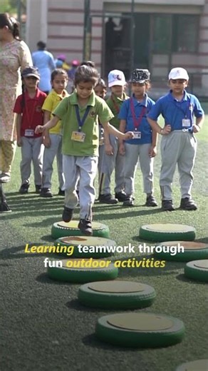 Our little explorers from Nursery, LKG & UKG had an action-packed day at the Rocksport Program! 🎯