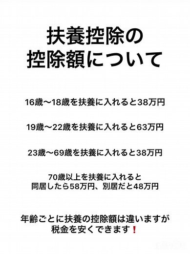 #fp #ファイナンシャルプランナー #お金 #扶養控除