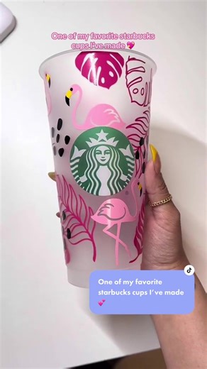 DIY Starbucks Cold Cup Tutorial with Cricut | Custom Cup Design