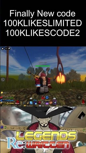 2 New code added don’t miss it | Legends Re:Written | #shorts #roblox