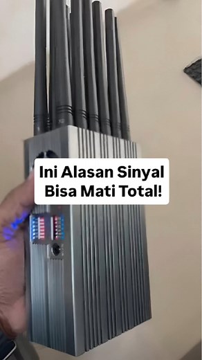 Pernah merasa sinyal Wi-Fi atau ponsel hilang padahal perangkatnya normal? #signaljammer #teknologi #fisika #reels #sinyal | Kamus Ai
