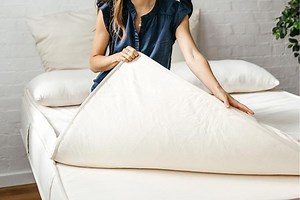Snag 40% off a Emma Sleep cooling mattress topper to make your bed that bit more luxe