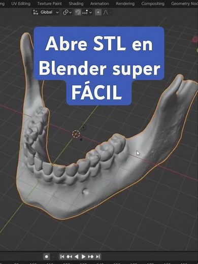 Abrir modelos stl en Blender para revisarlo, editarlo, personalizarlo es super FÁCIL. #tutoriales3d