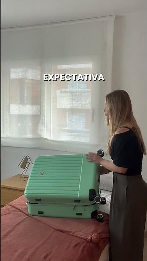 Haciendo las maletas, expectativa vs realidad