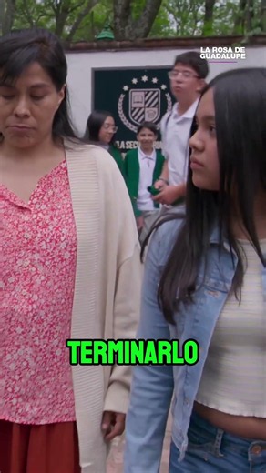 💔 Norma breaks up with her high school boyfriend 😢📚 #LaRosaDeGuadalupe