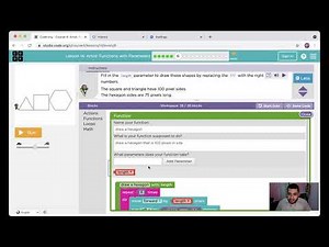 Code.org | Course 4 | Lesson 14 Artist : Function with Parameters