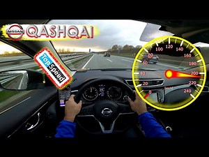 Nissan Qashqai :TOP SPEED ON GERMAN AUTOBAHN