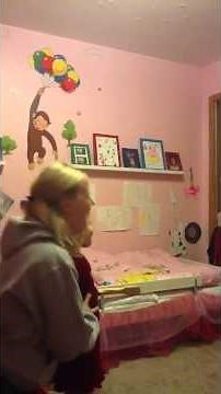 Santa Claus visiting Emily