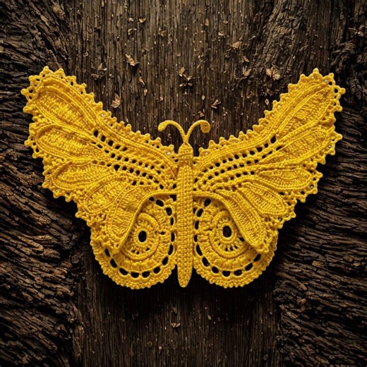 Irish Lace Butterfly Crochet Pattern PDF, Sculptural Motif Tutorial (digital Download) - Etsy